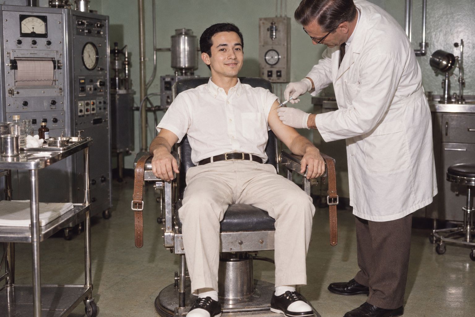 Archival Human Factors subject documented during early funk-index studies